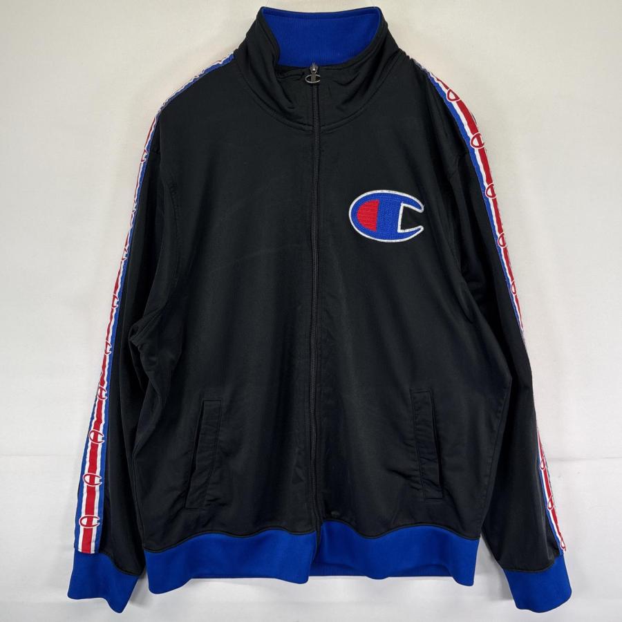 adidas 古着 アディダス トラックジャケット 袖ロゴテープ