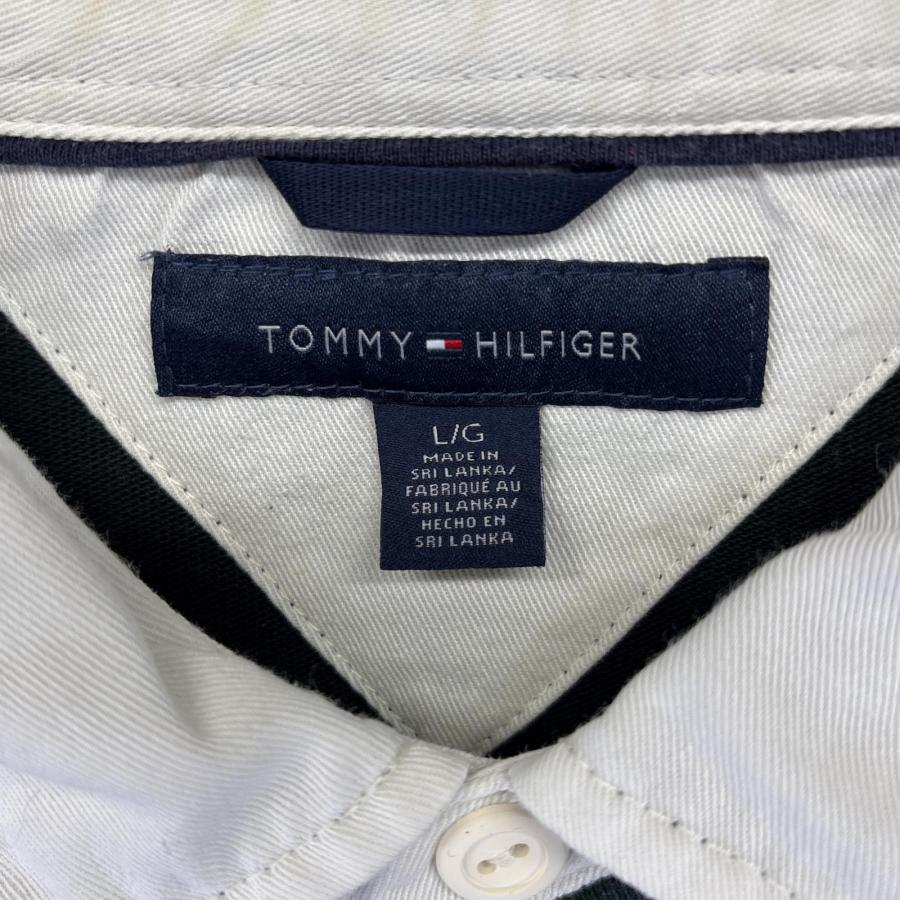 古着 トミーヒルフィガー TOMMY HILFIGER 長袖 ラガーシャツ