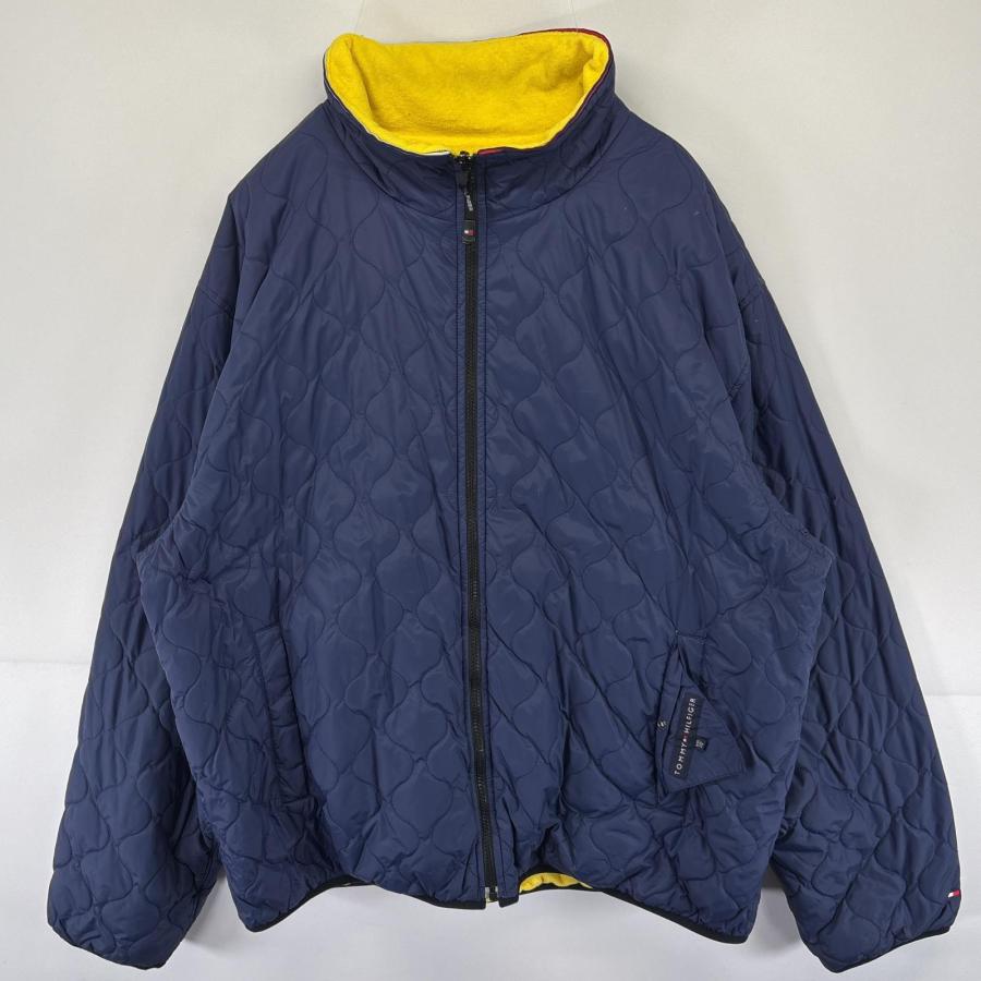 古着 トミーヒルフィガー TOMMY HILFIGER ナイロンジャケット フリース 