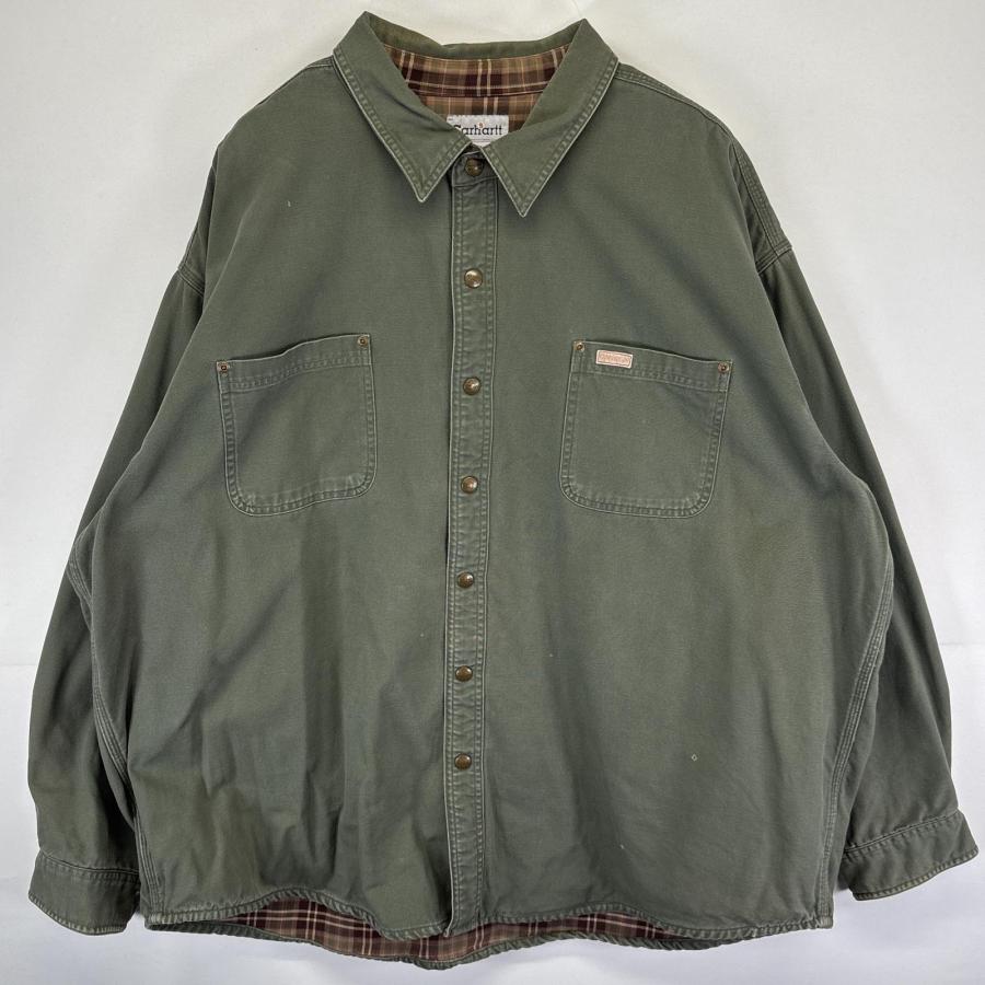 Carhartt（カーハート） 古着 ワークシャツジャケット ダック 大きい