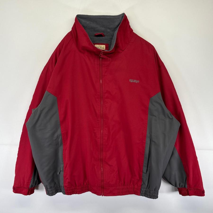 古着 レッドヘッド RED HEAD ナイロンジャケット フリース ツートン