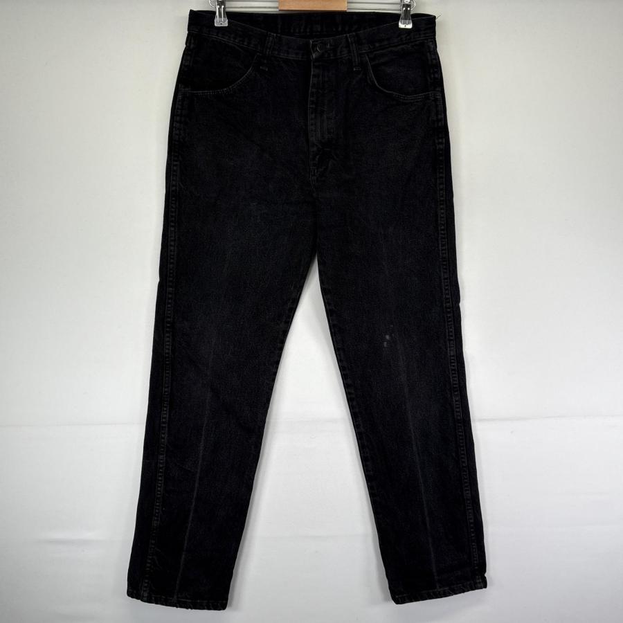 希少！美品 90s ラスラー 5ポケット ブラックデニムパンツ 黒タグ W36