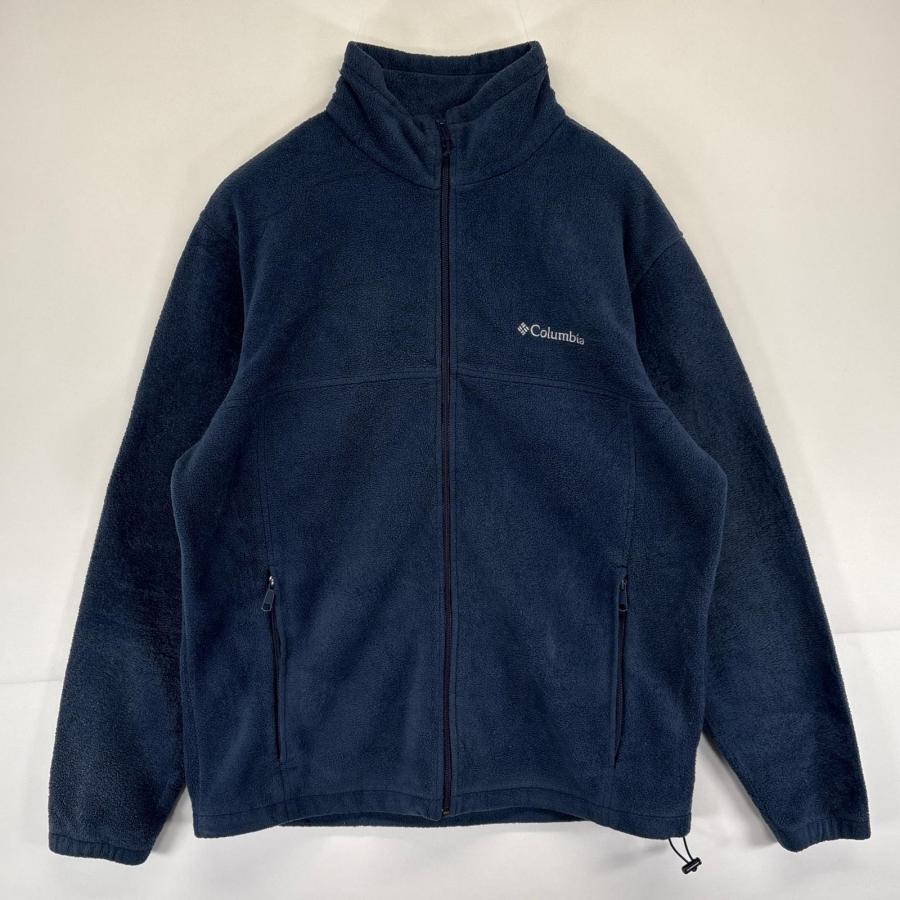 美品】Columbia コロンビア ボア フリース ジャケット ブルー XL 