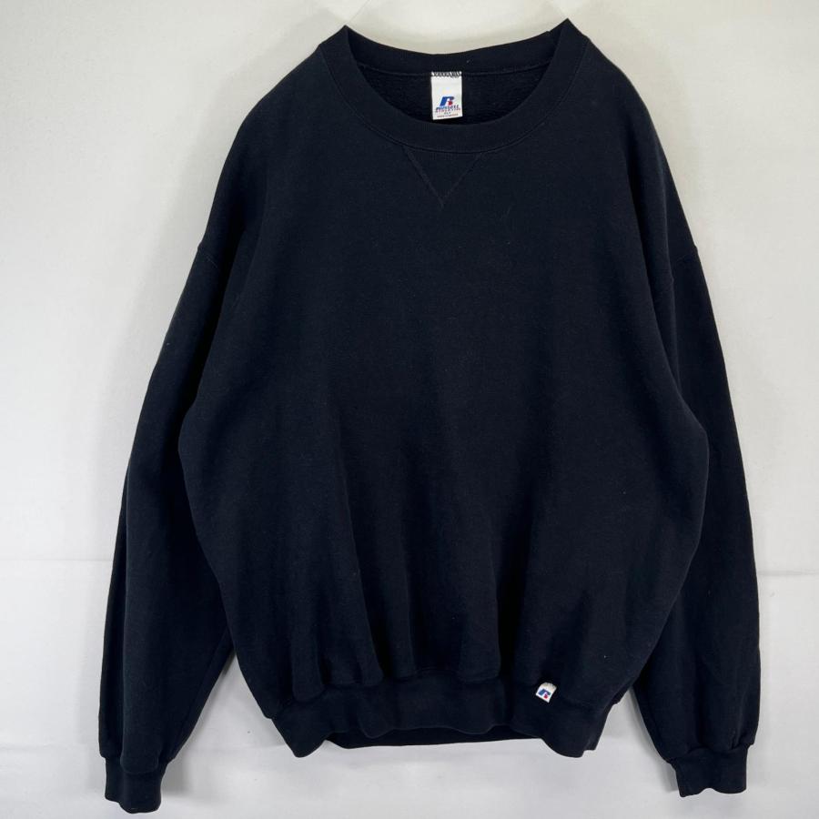 古着 ラッセル Russell スウェット トレーナー 無地 ワンポイントロゴ
