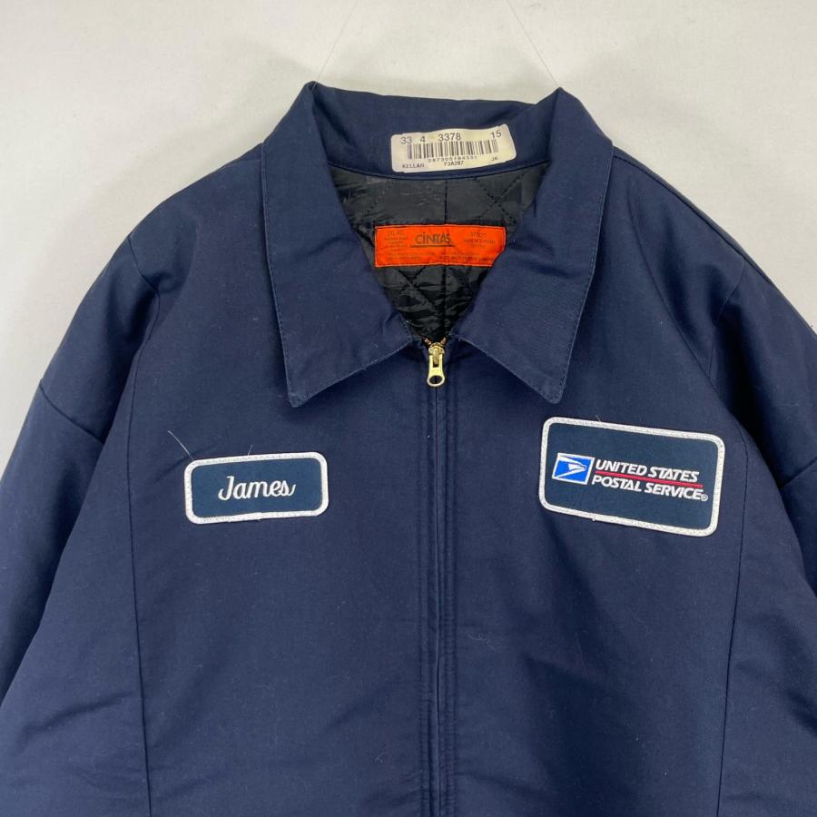 古着 シンタス CINTAS ワークジャケット 中綿 フルジップ 大きいサイズ