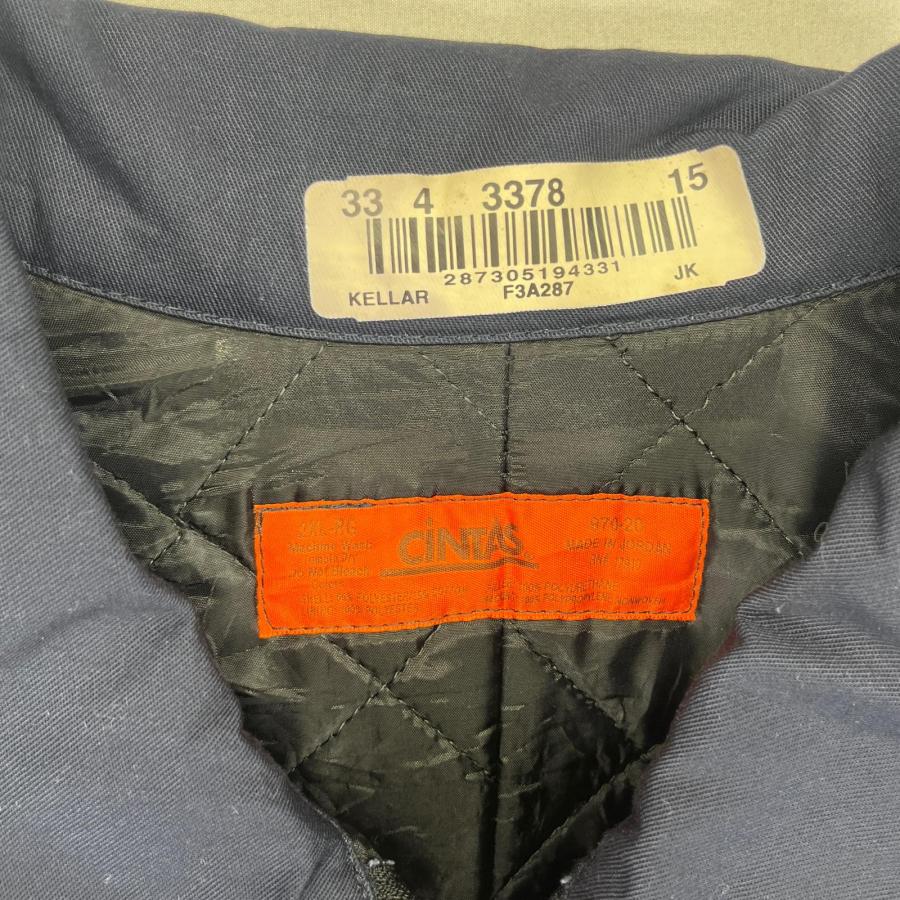 古着 シンタス CINTAS ワークジャケット 中綿 フルジップ 大きいサイズ