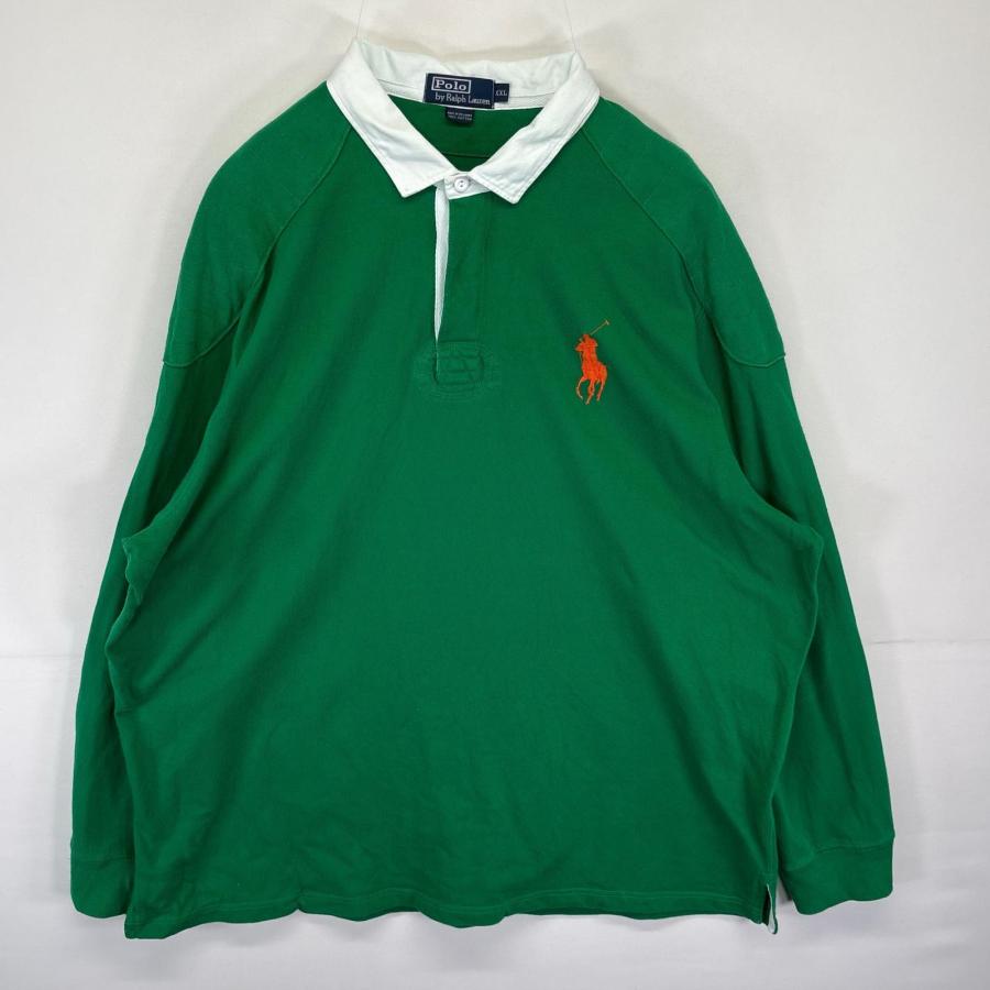 古着 ポロバイラルフローレン Polo by Ralph Lauren 長袖 ラガーシャツ