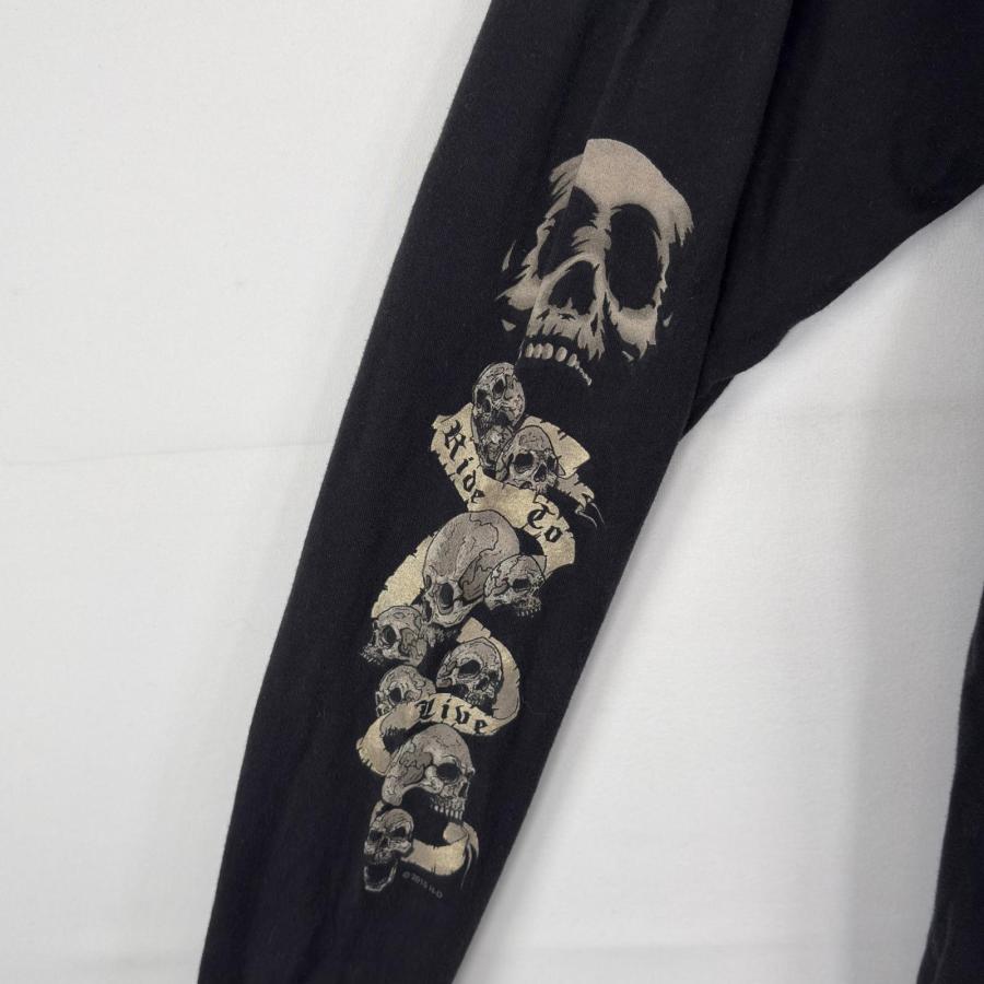 古着 ハーレーダビッドソン HARLEY DAVIDSON 長袖Tシャツ スカル