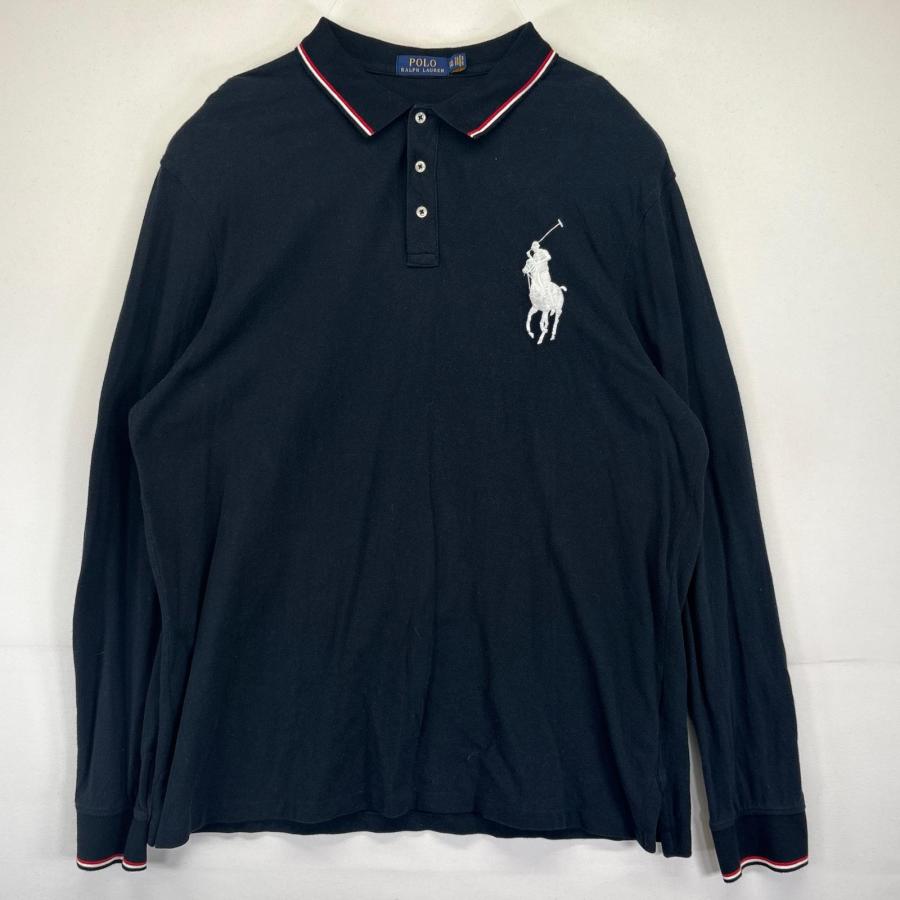 POLO RALPH LAUREN（ポロ・ラルフローレン） 古着 長袖ポロシャツ 鹿子 