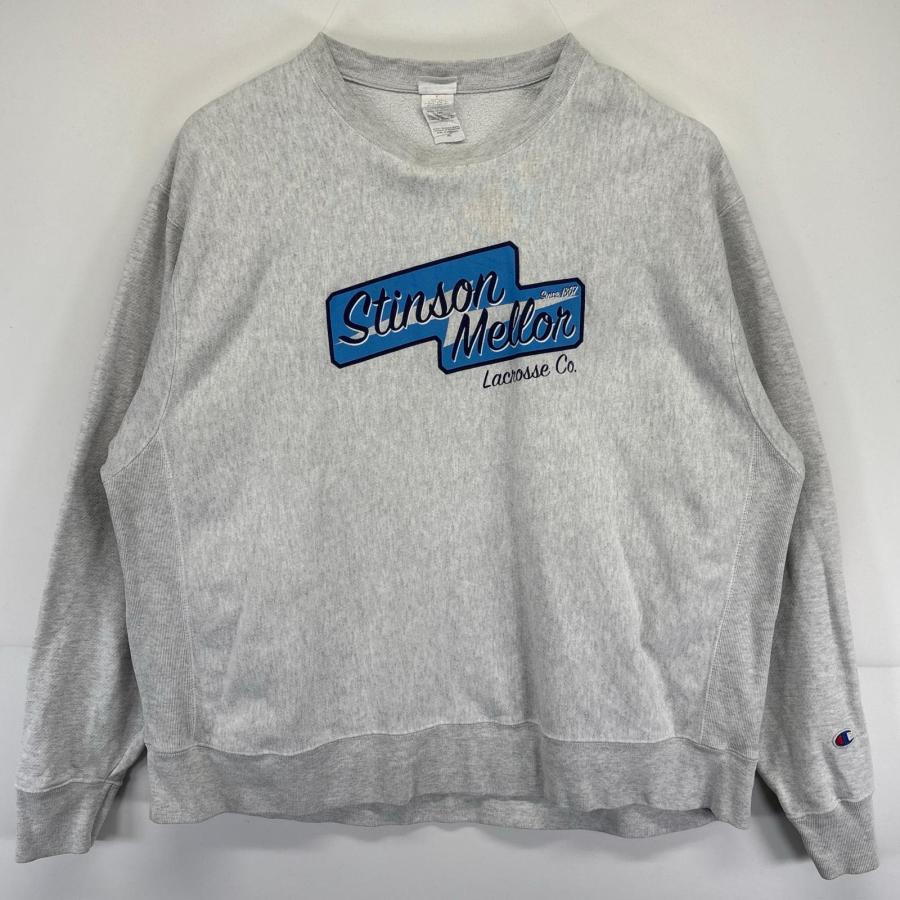 チャンピオン　スウェット/リバースウィーブ　90‘s　グレー(霜降り)　XL Champion（チャンピオン） 古着 スウェット 大きいサイズ トレーナー