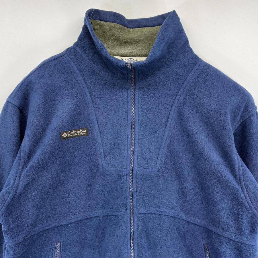 Columbia（コロンビア） 古着 フリースジャケット フルジップ 