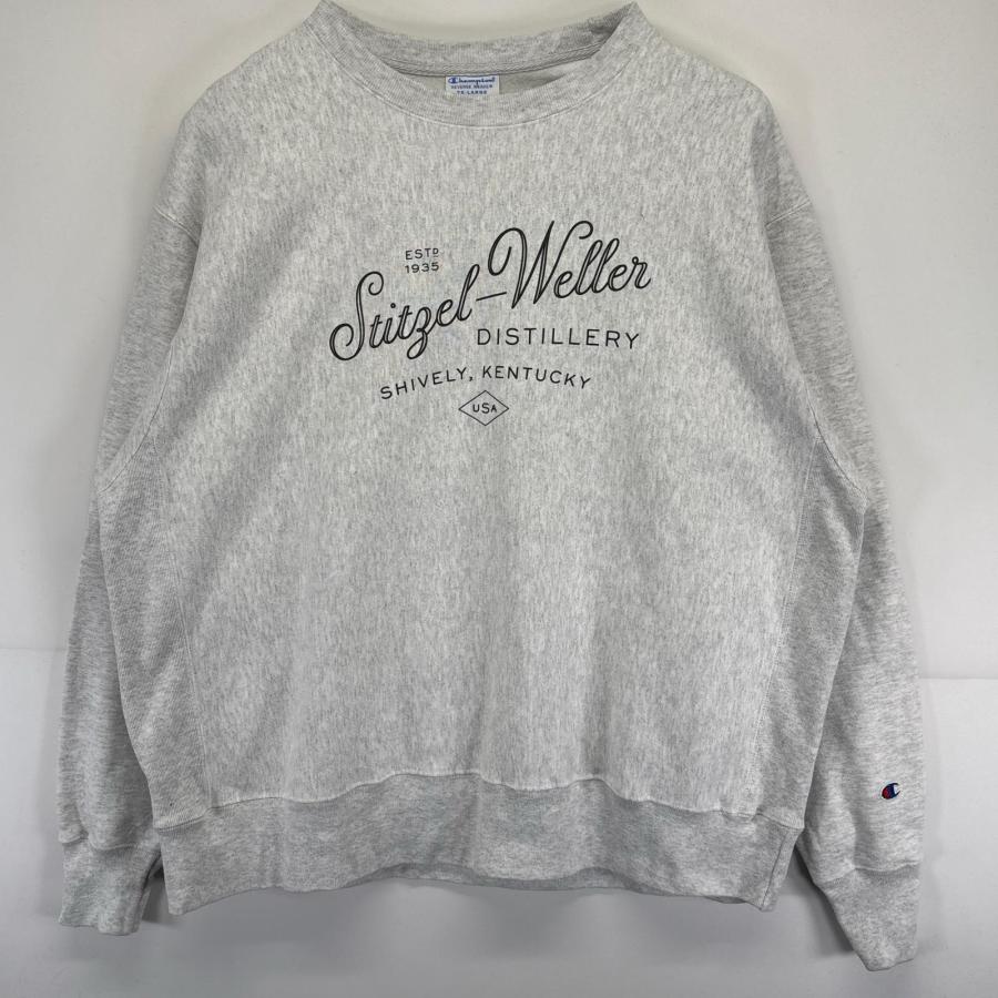 古着 チャンピオン Champion スウェット 大きいサイズ トレーナー クルーネック リバースウィーブ 2XL  ブラック メンズ Champion（チャンピオン） 古着 スウェット クルーネック 大きいサイズ