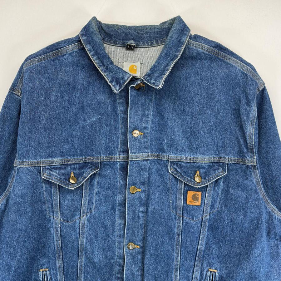 Carhartt（カーハート） 古着 Carhartt USA製 デニムジャケット 大きい