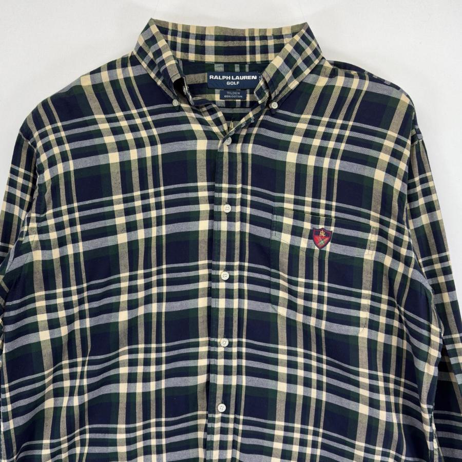 古着 00's/00年代 ポロゴルフ POLO GOLF 長袖シャツ チェック柄 ワン