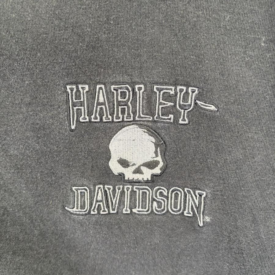 古着 ハーレーダビッドソン HARLEY DAVIDSON パーカー 大きいサイズ