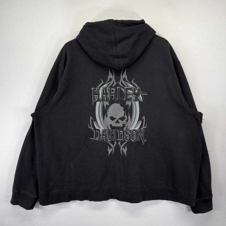 古着 ハーレーダビッドソン HARLEY DAVIDSON パーカー 大きいサイズ