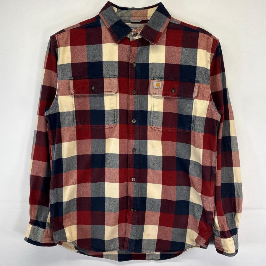 Carhartt（カーハート） 古着 長袖シャツ ネルシャツ ワンポイントロゴ