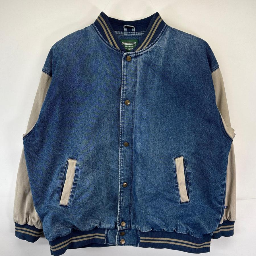 古着 ヒットウェア HIT WEAR スタジャン 大きいサイズ デニム 