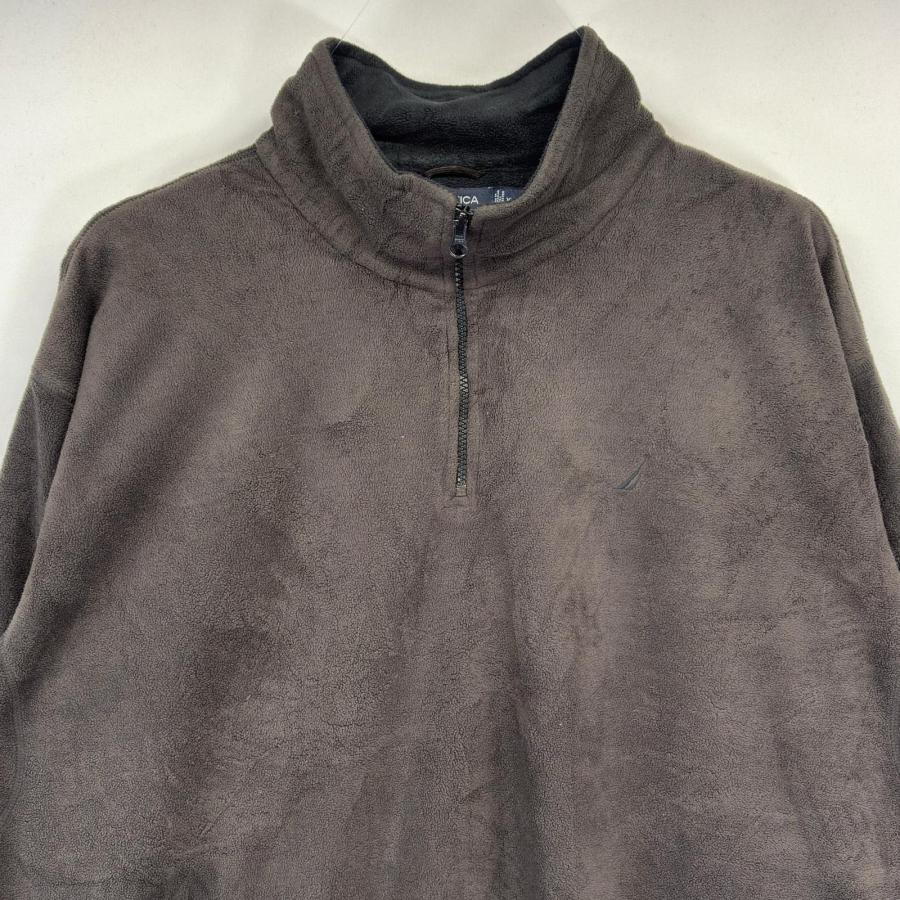 古着 ノーティカ NAUTICA フリースジャケット 大きいサイズ ハーフ