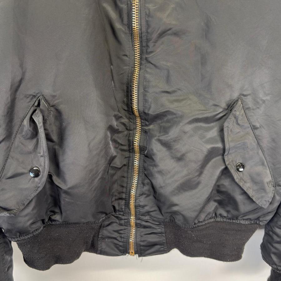 古着 アルファ USA製 ナイロンジャケット MAー1ジャケット フライト
