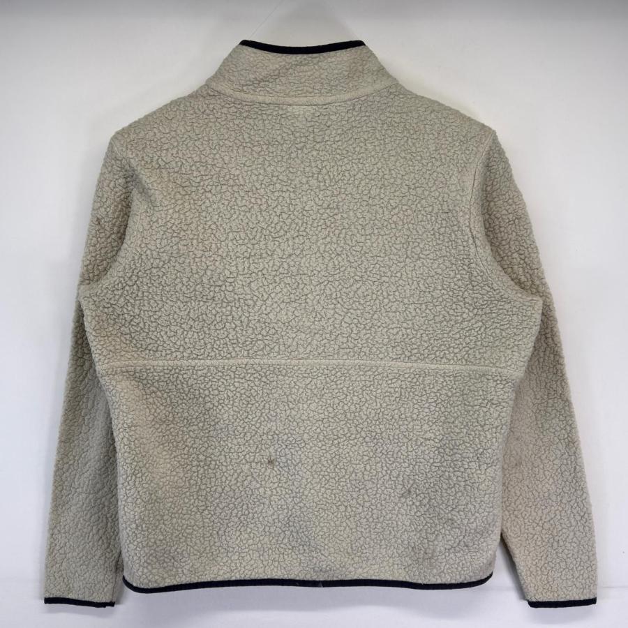 古着 パタゴニア patagonia フリースジャケット ハーフジップ プルオーバー アウトドア ワンポイントロゴ L  ベージュ メンズ patagonia（パタゴニア） 古着 フリースジャケット ハーフジップ プル