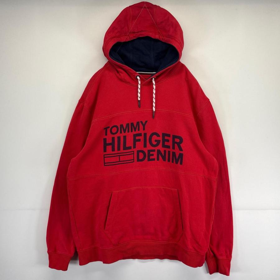 古着 トミーヒルフィガー TOMMY HILFIGER パーカー プルオーバー 
