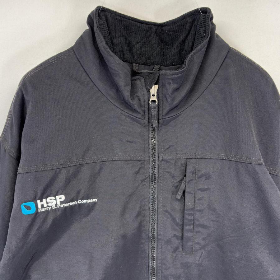 【希少/USA製】00s カーハート C50 ナイロンジャケット 黒 2XL相当 Carhartt（カーハート） 古着 ナイロンジャケット フルジップ 大きい