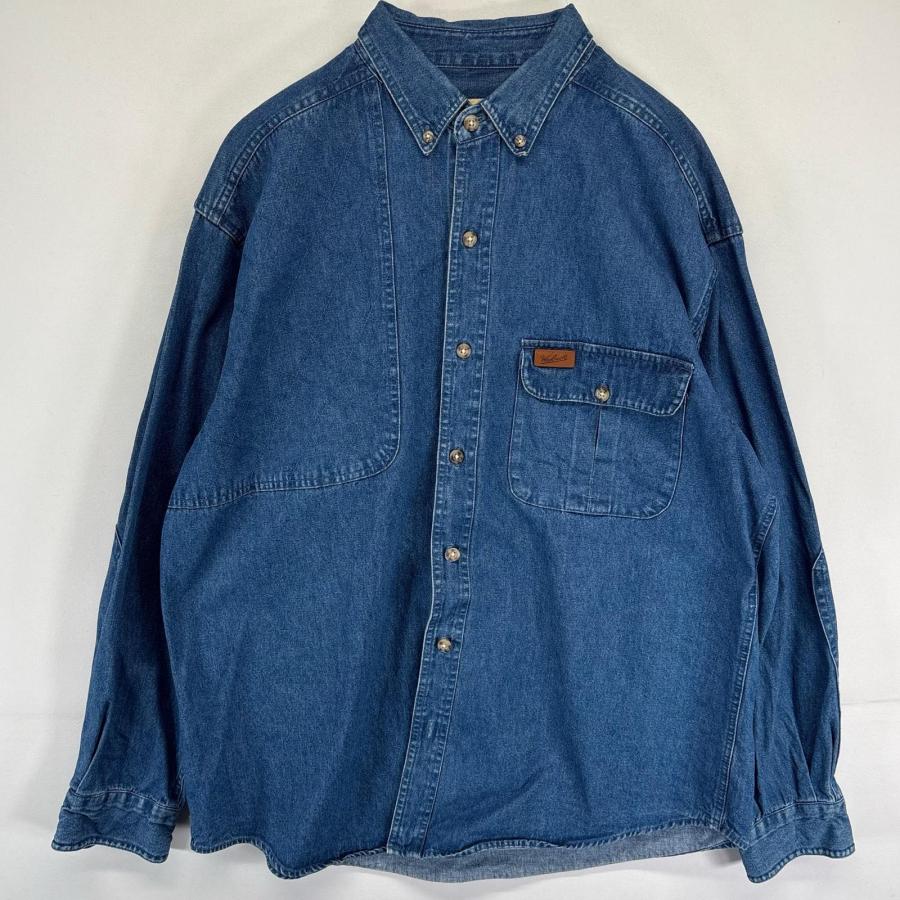 WOOLRICH（ウールリッチ） 古着 長袖シャツ デニムシャツ ボタンダウン