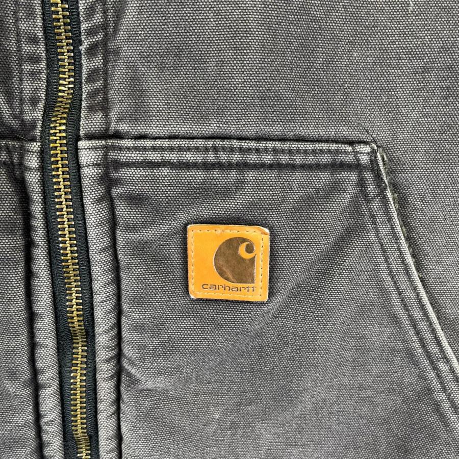Carhartt（カーハート） 古着 ベスト ダック 裏ボア フルジップ ワーク