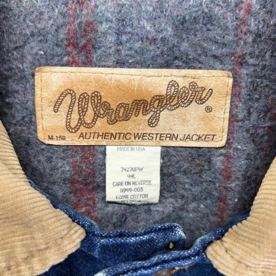 【1980s】Wrangler ラングラー デニムバナー ヴィンテージ 置物 Wrangler（ラングラー） 80s USA製 936DEN デニムパンツ W31