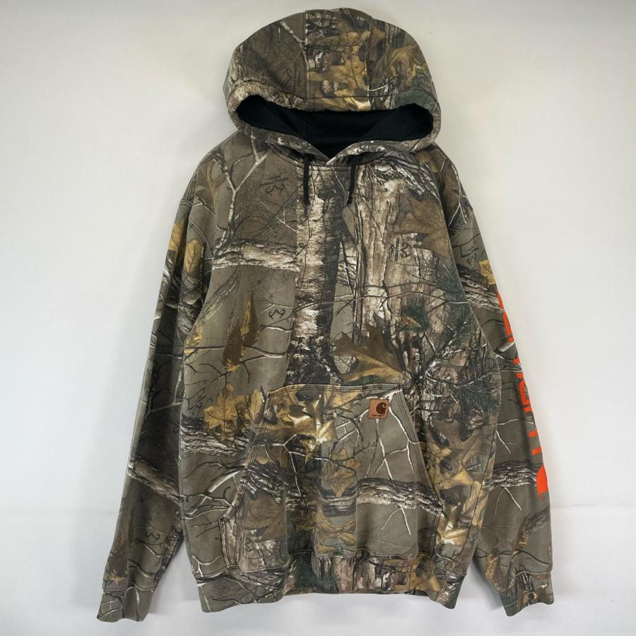 Carhartt パーカー　リアルツリー カモフラ　カーハート　スウェット Carhartt（カーハート） 古着 パーカー リアルツリーカモフラ柄