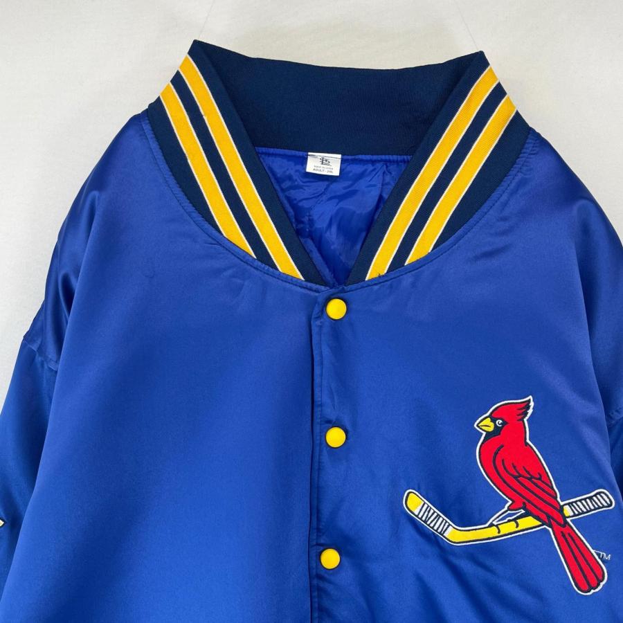 古着 スタジャン ナイロン MLB セントルイス カージナルス アワード
