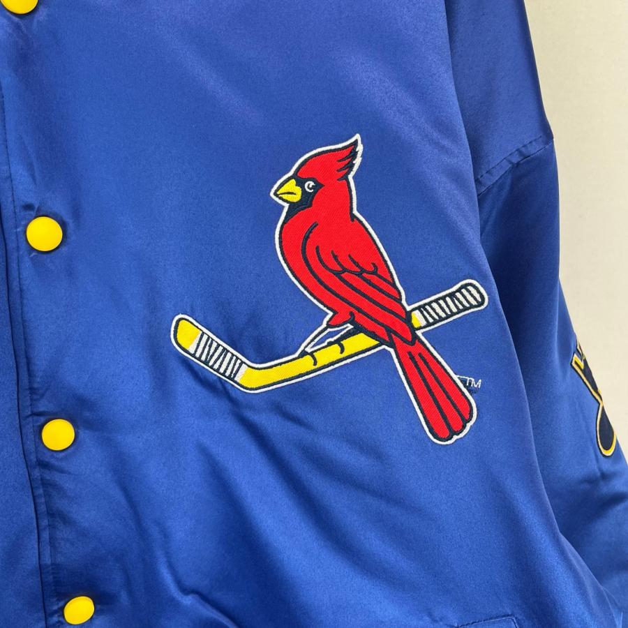 古着 スタジャン ナイロン MLB セントルイス カージナルス アワード
