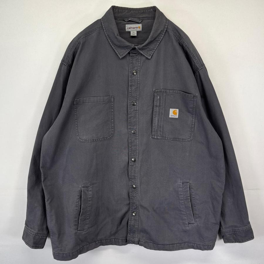 Carhartt（カーハート） 古着 シャツジャケット ワンポイントロゴ 