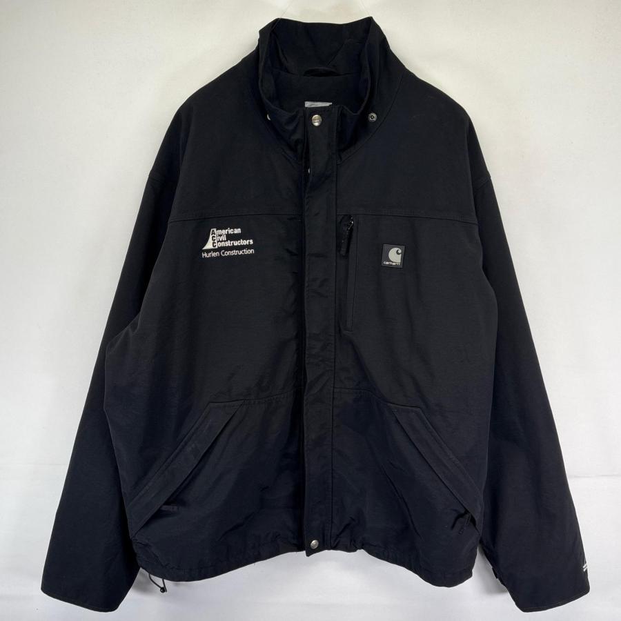 Carhartt（カーハート） 古着 ジャケット フルジップ 刺繍企業ロゴ
