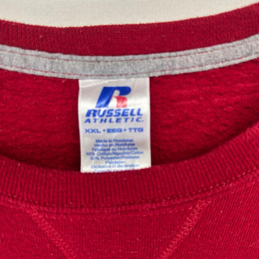 古着 ラッセル Russell スウェット クルーネック トレーナー 前V