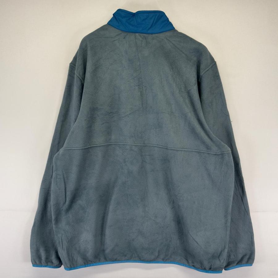 古着 パタゴニア patagonia フリース ジャケット 胸ポケット アウトドア ハーフジップ プルオーバー 2XL  グレー系 メンズ 古着 パタゴニア patagonia フリース ジャケット 胸ポケット
