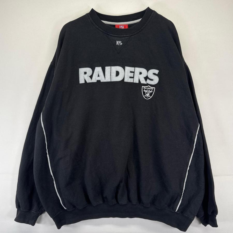 古着 NFL スウェット ワッペン トレーナー Vガゼット ライダース 