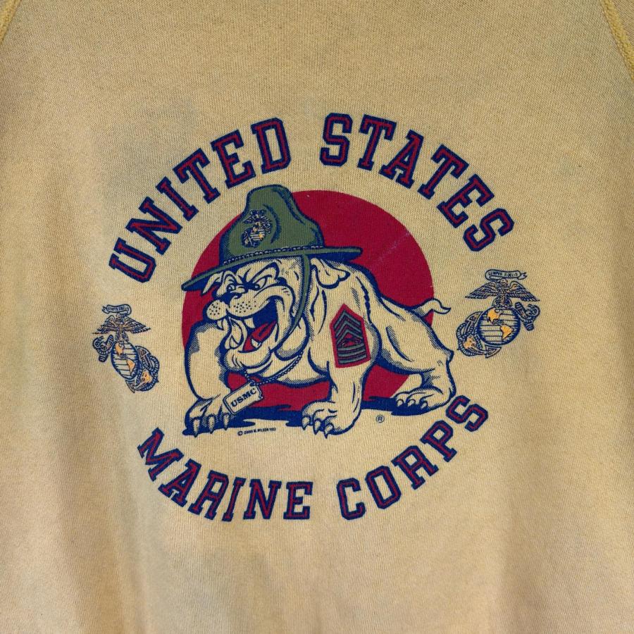 【USA製】SOFFE 80s-90s USMC スウェット ブルドッグ XL 古着 80's/80年代 ソフィー SOFFE USA製 スウェット クルーネック