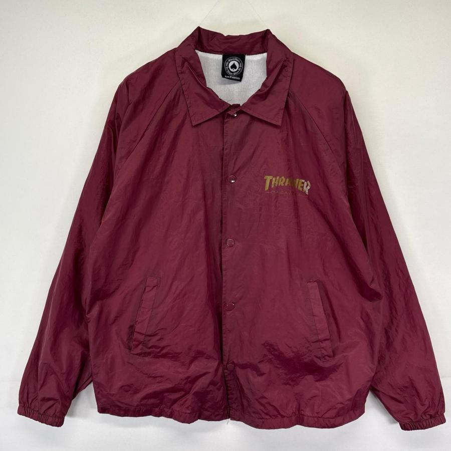 古着 スラッシャー Thrasher USA製 ジャケット コーチジャケット ロゴ