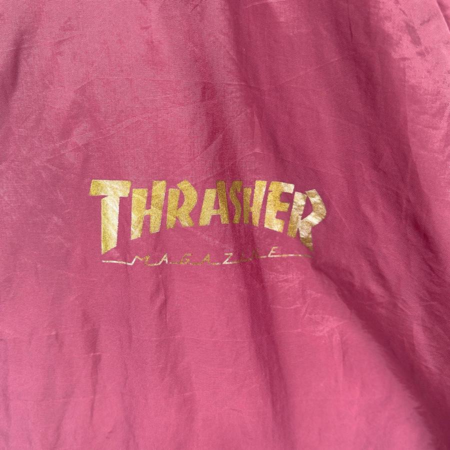 古着 スラッシャー Thrasher USA製 ジャケット コーチジャケット ロゴ