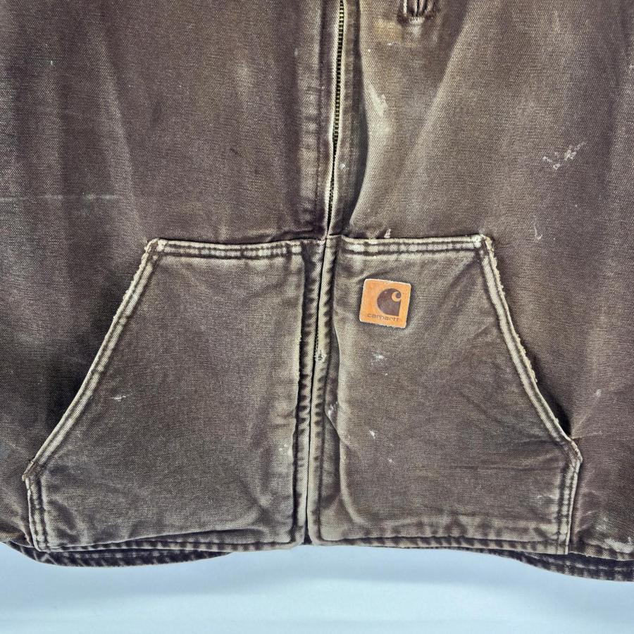 Carhartt（カーハート） 古着 ダック ベスト ボアライナー 大きい