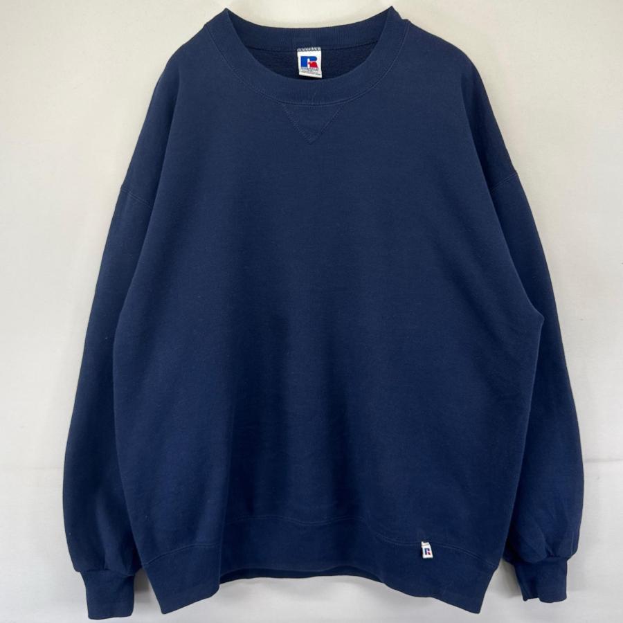 古着 90's/90年代 ラッセル USA製 スウェット トレーナー Vガゼット