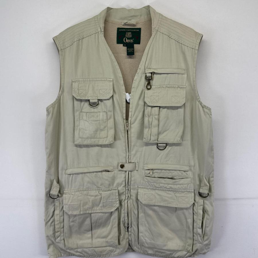 古着 オービス ORVIS ベスト ハンティングベスト ジッパーフライ