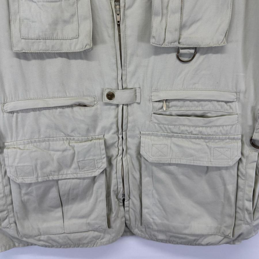 ORVIS ワックスドコットンべスト　未使用　フライ ルアー　ハンティング 古着 オービス ORVIS ベスト ハンティングベスト ジッパーフライ