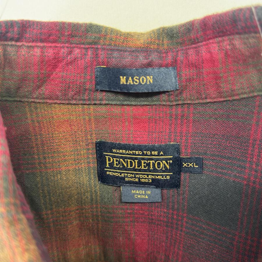古着 ペンドルトン PENDLETON 長袖シャツ ボタンダウン 大きいサイズ