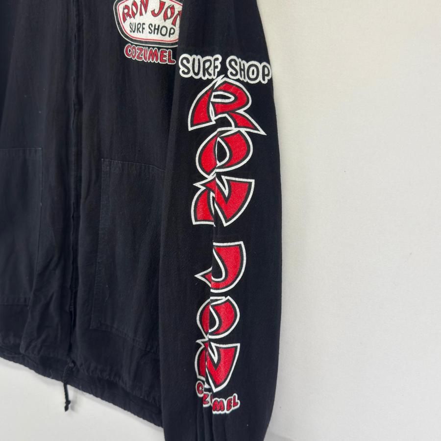 古着 ロンジョン RON JON パーカー フルジップ バックプリント サーフ