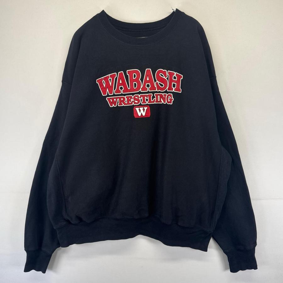 古着 チャンピオン Champion スウェット プレミアムリバースウィーブ プルオーバー プリントデザイン  ブラック系 プリント メンズ Champion（チャンピオン） 古着 スウェット プレミアムリバース
