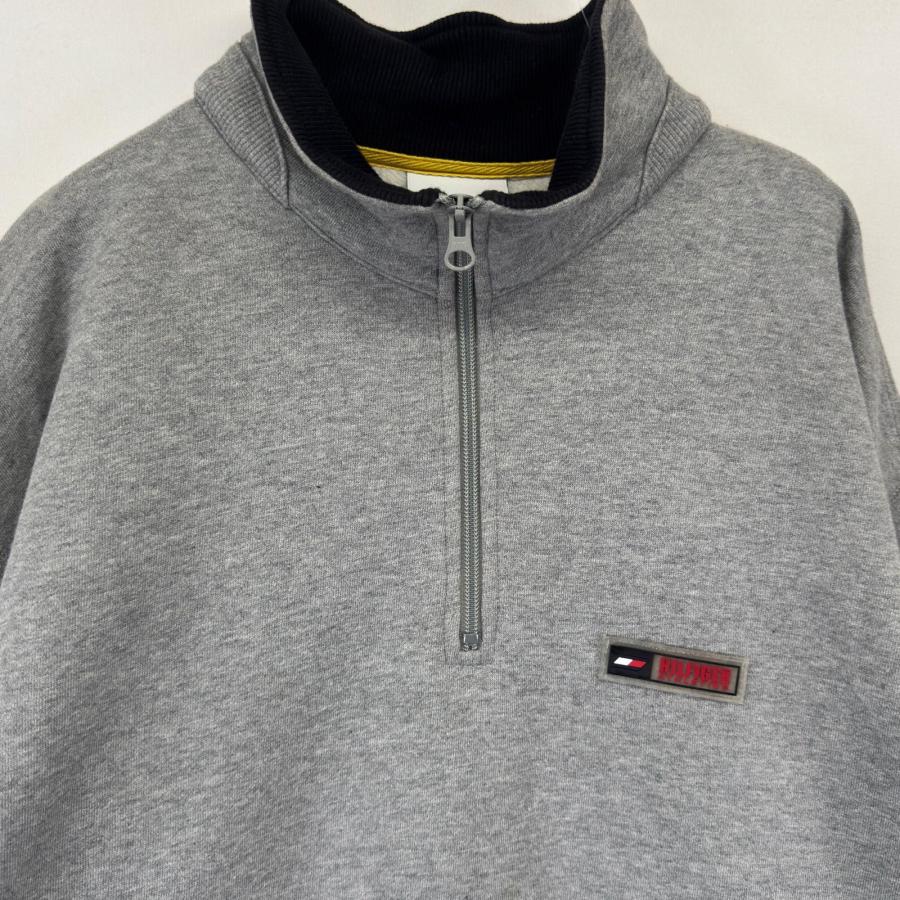 古着 トミーヒルフィガー TOMMY HILFIGER スウェット ハーフジップ