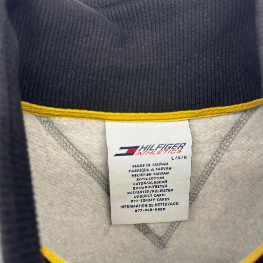 古着 トミーヒルフィガー TOMMY HILFIGER スウェット ハーフジップ